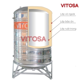 Bồn bảo ôn 4000L - Bồn hở không chịu áp kín