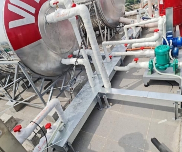 Báo giá lắp đặt hệ thống nước nóng năng lượng mặt trời công nghiệp VITOSA