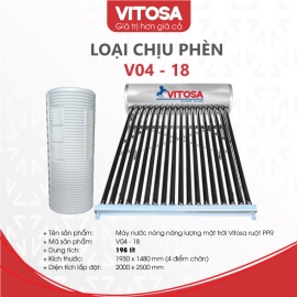VITOSA (V04-18) - 180 lít dòng ruột PPR
