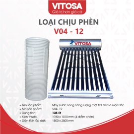 VITOSA (V04-12) - 135 lít ruột PPR - dòng chịu được nước phèn - mặn