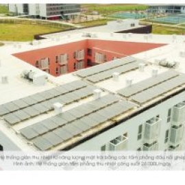 Hệ 10.000 lít nước nóng công suất ngày/ đêm